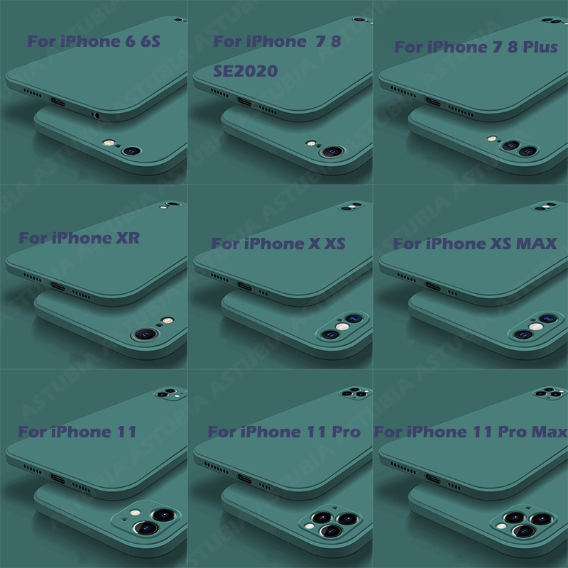 Ốp điện thoại silicon sang trọng cho iPhone 11 Pro Max 12 X XS MAX XR 7 8 6 6S PLUS SE 2020 | BigBuy360 - bigbuy360.vn