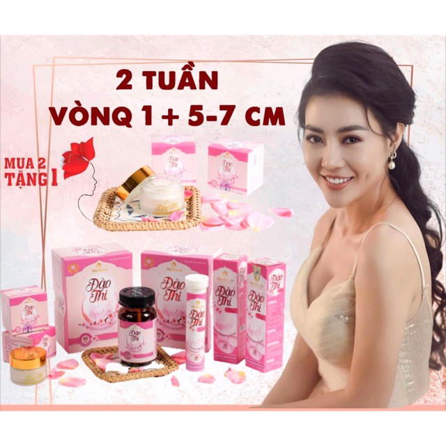 CHÍNH HÃNG ĐÀO THI VIÊN UỐNG NỞ NGỰC ĐÀO THI GIÚP GIA TĂNG VÒNG 1 CĂNG TRÀN SỨC SỐNG KHỎE ĐẸP AN TOÀN HIỆU QUẢ