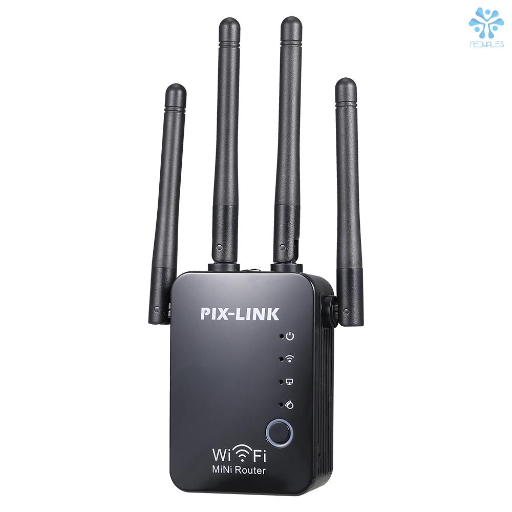 Bộ Khuếch Đại Tín Hiệu Wifi Không Dây 300mbps Màu Đen Phích Cắm Eu