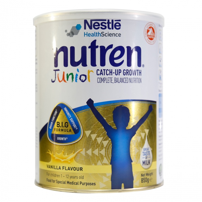 Sữa Nutren Junior Hộp 800G (Date mới) Hương Vanilla Chính Hãng Giá Tốt