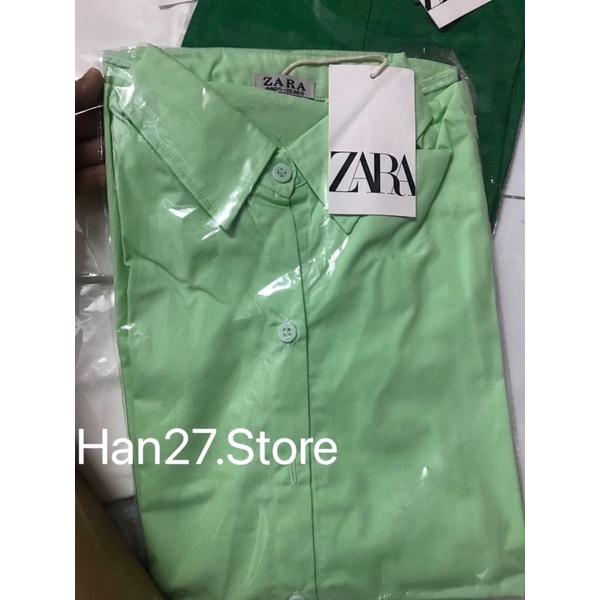 Sơmi form rộng Xanh mint _Oversize