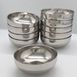 Tô trơn Inox 2 Lớp Cách Nhiệt đủ size