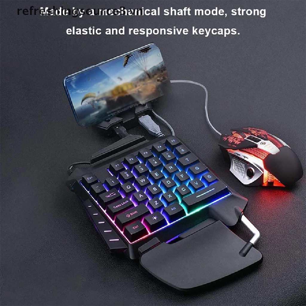 Bàn Phím Cơ Một Tay Rgb mini Có Đèn Nền Dùng Chơi game