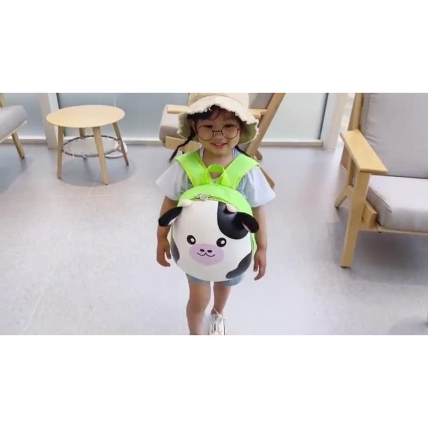 Ba lô quả trứng hình con vật cho Bé Balo cặp sách cute dễ thương, balo cho bé trai gái mầm non mẫu giáo