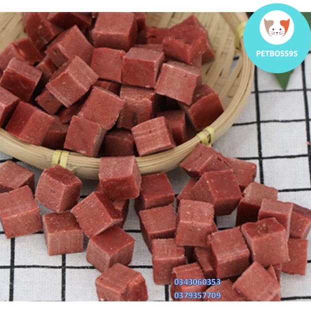 BÁNH THƯỞNG VỊ THỊT BÒ CHO CHÓ 100GRAM