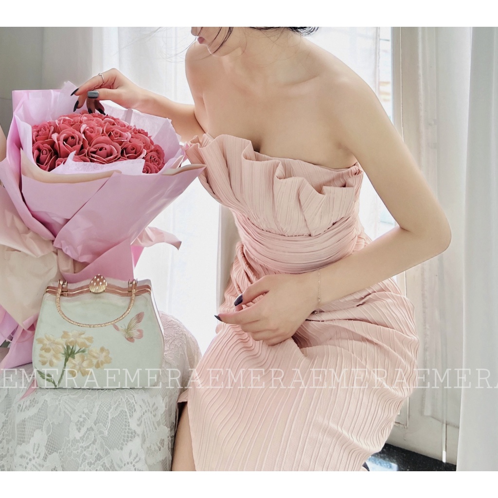 Váy Maris thiết kế cao cấp dự tiệc sang trọng tôn dáng (ảnh thật)