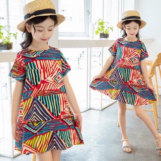 Đầm kate họa tiết
