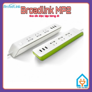 BROADLINK MP2, ổ cắm điện WIFI, 3 cổng, 3 USB, điều khiển từ xa thông minh