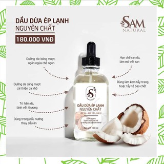 Dầu dừa ép lạnh - sam natural