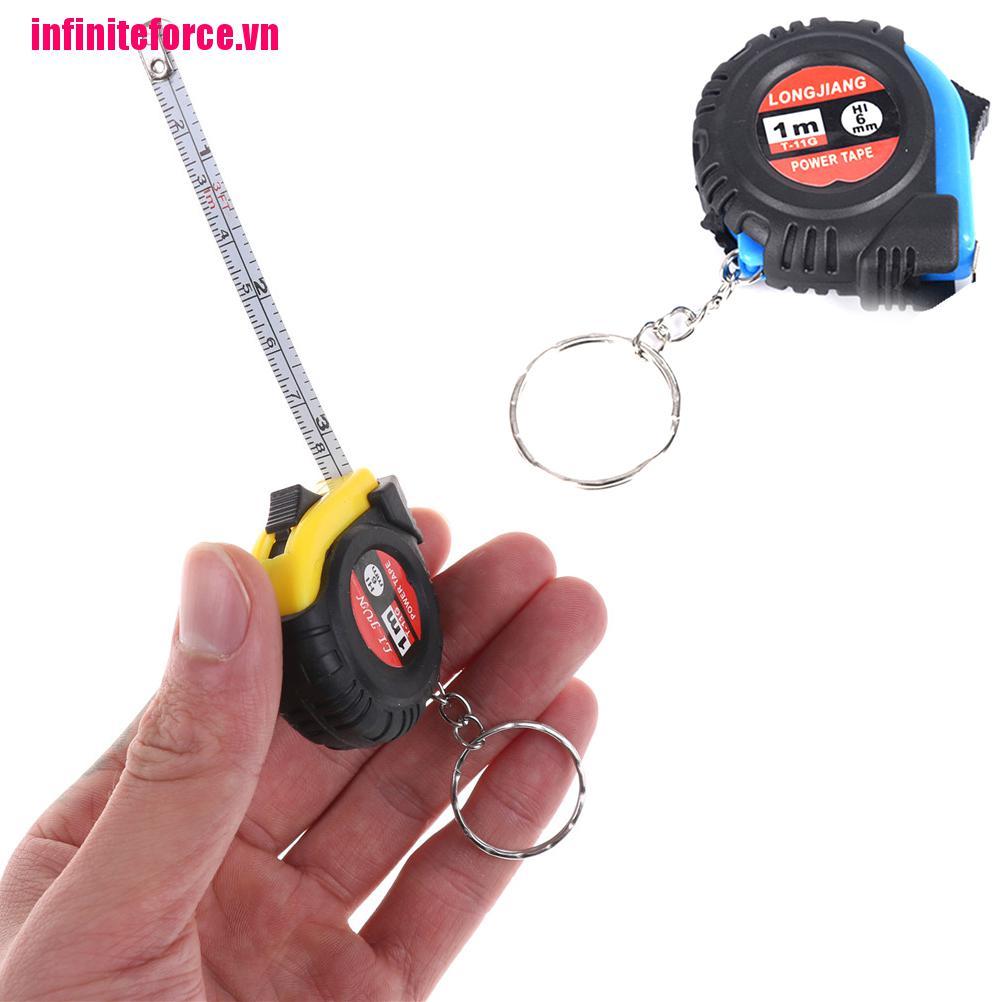 Thước Dây Nhựa 1m Kèm Chìa Khóa Tiện Lợi