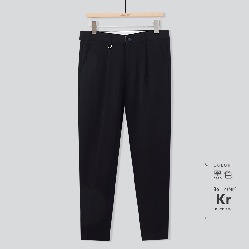 Quần baggy nam xuất hàn vải tuyết mưa, quần tây không nhăn không xù thời trang trẻ trung, hàn quốc RunT -QB22
