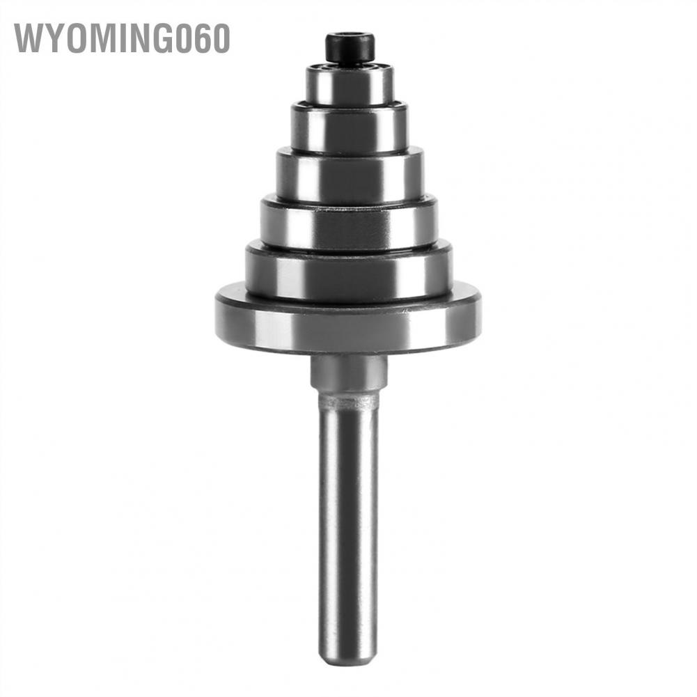 [Hàng Sẵn] 1/2 &quot;H - 1/4&quot; Shank Bộ định tuyến Rabbet Bit với 7 vòng bi được đặt cho Ván ép ván dăm gỗ rắn 【Wyoming060】