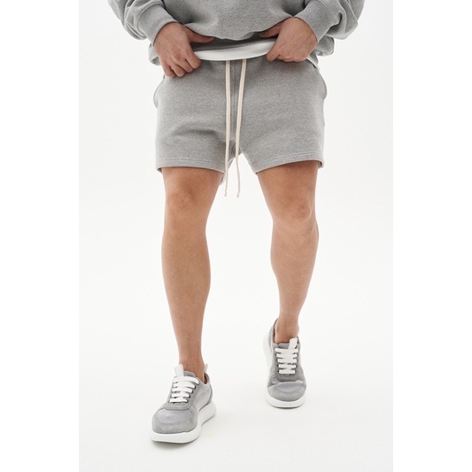 Quần Short Viền Đùi Trơn Basic Unisex LOHA Nam Nữ Oversize Phong Cách Hàn Quốc Ulzzang Top Xu Hướng 2022