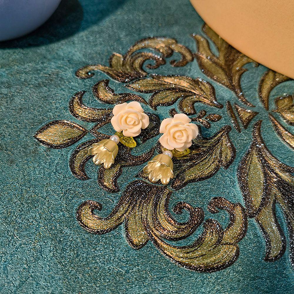 MXGOODS Đôi Khuyên Tai Hình Hoa Thời Trang Cho Nữ