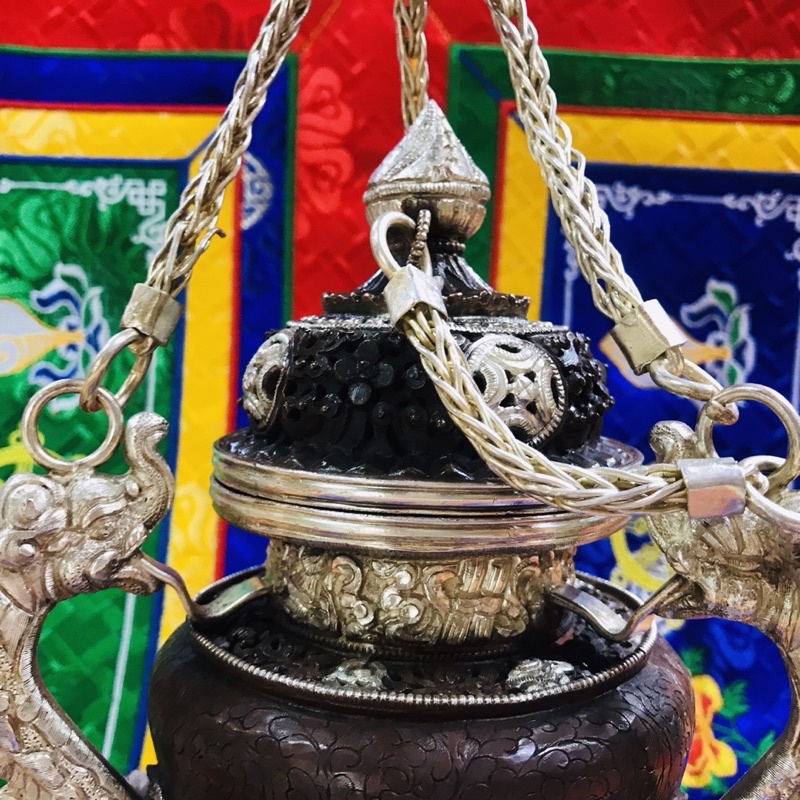 LƯ XÔNG DÂY XÍCH BẠC NEPAL 20CM