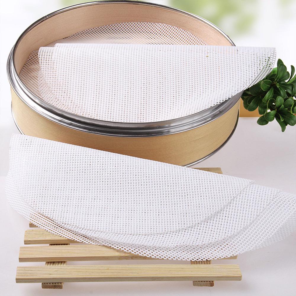 Giấy Lót Silicone Màu Trắng Dùng Hấp Bánh Bao Tiện Dụng