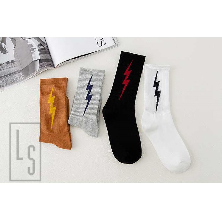 Vớ ulzzang tia sét unisex cổ cao [SHOPEE TRỢ GIÁ]