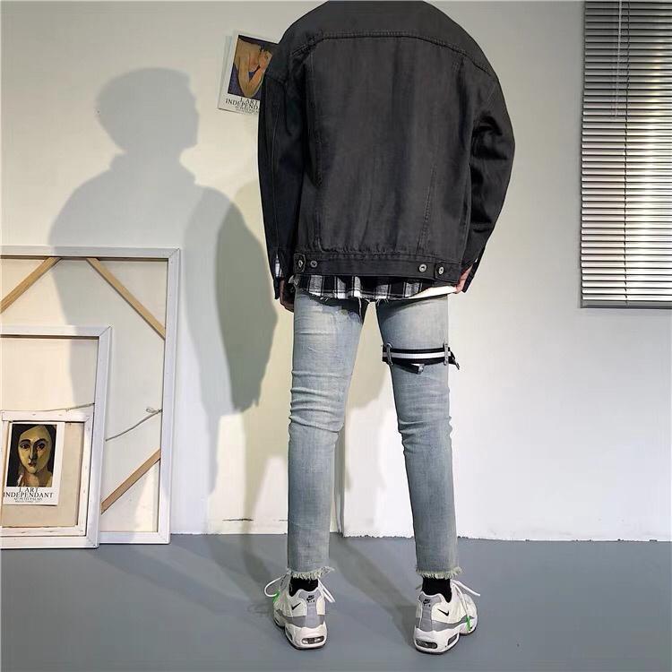 Quần jeans kèm đai Q286