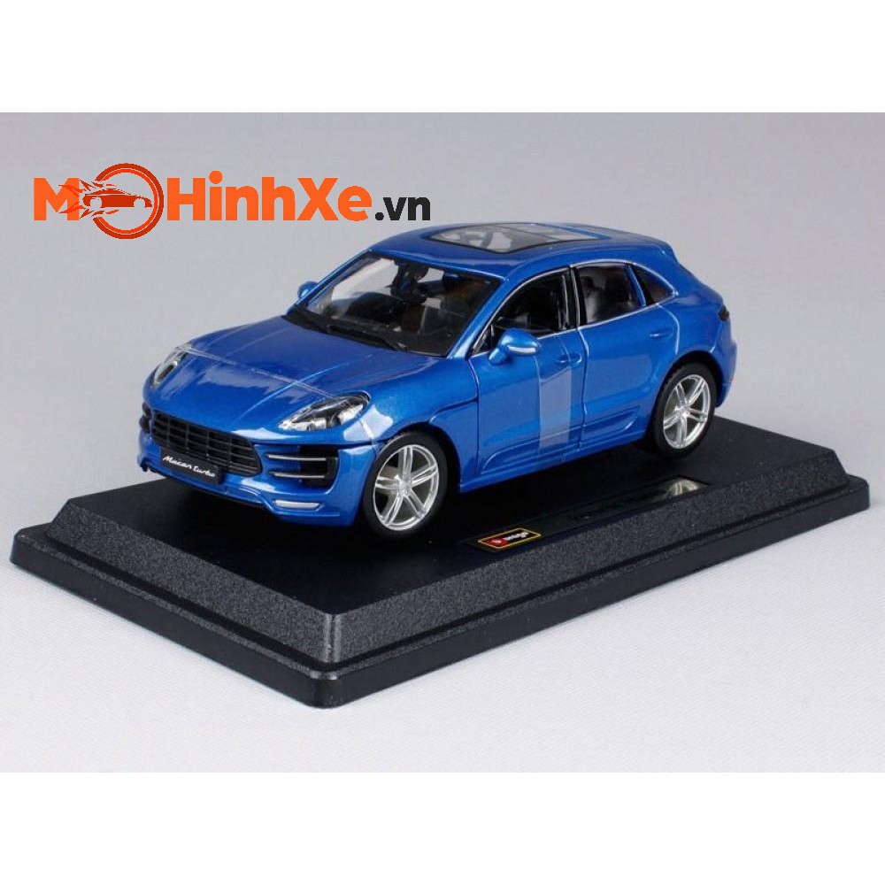 MÔ HÌNH XE PORSCHE MACAN TURBO 1:24 BBURAGO