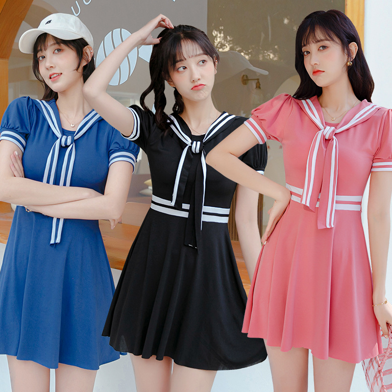 Đồ Bơi 2 Mảnh Tay Ngắn Màu Trơn Phong Cách Thể Thao | BigBuy360 - bigbuy360.vn