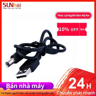 Cáp Sạc Loa Phóng Thanh, trợ giảng, radio, chui 5.5mm - Chỉ cần kết hợp với cục sạc điện thoại sẵn có là ok