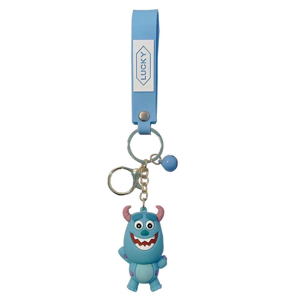 Móc Khóa Xe Hơi Bằng Silicone Hình Stitch Mắt To Cho Trẻ Em