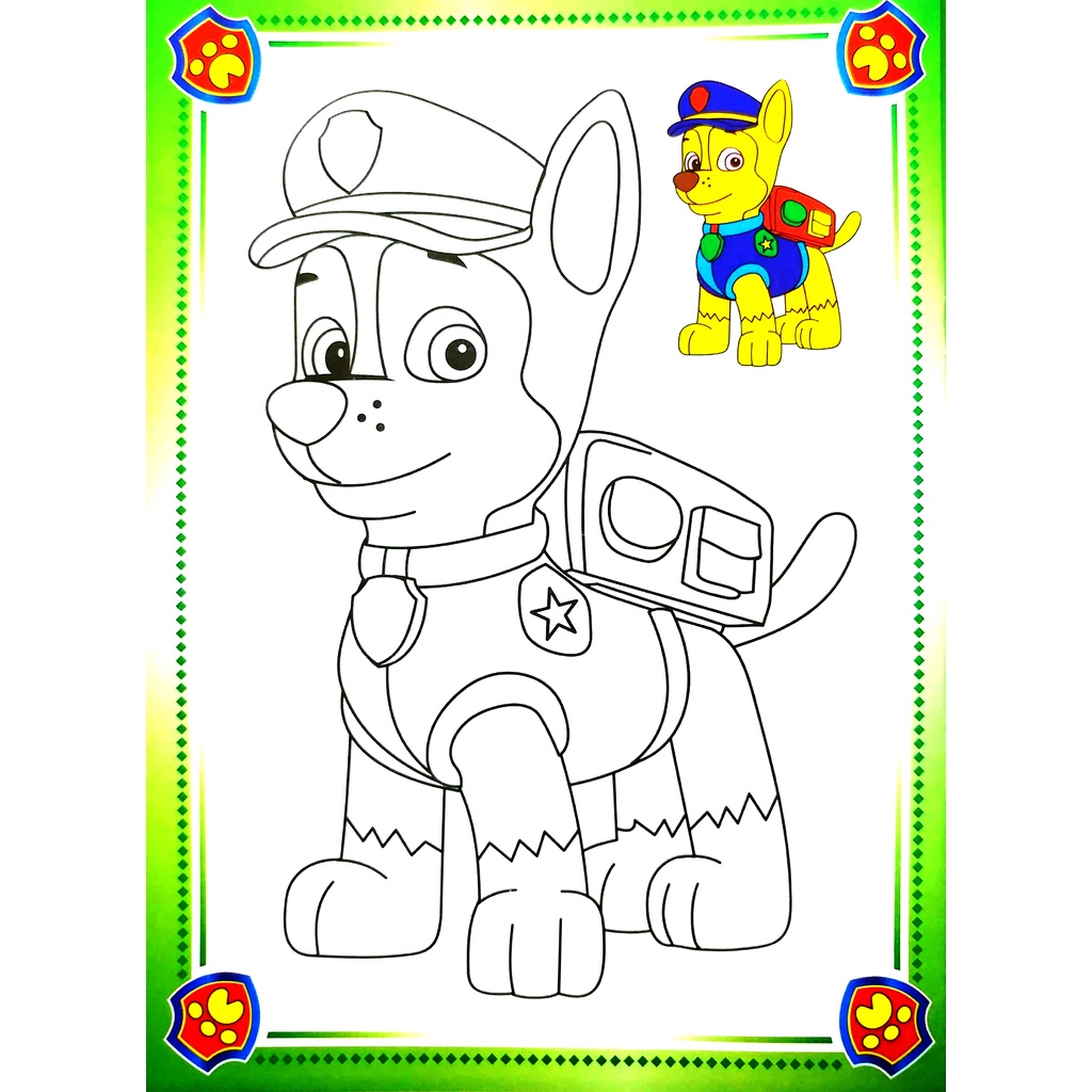 Sách Bé Yêu Tô Màu - Đội Chó Cứu Hộ Paw Patrol - Tập 3