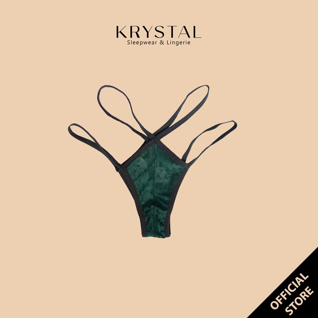 Quần lót ren DÂY sexy gợi cảm lưng vừa cạp ngắn KRYSTAL KQ06 | BigBuy360 - bigbuy360.vn
