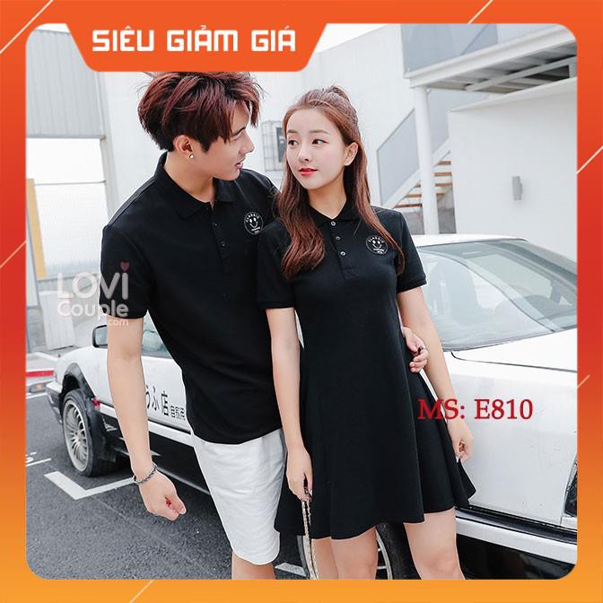 Đồ Đôi - ÁO ĐÔI - Áo váy thun đôi đẹp E810 - LoviCouple - Có FeedBack