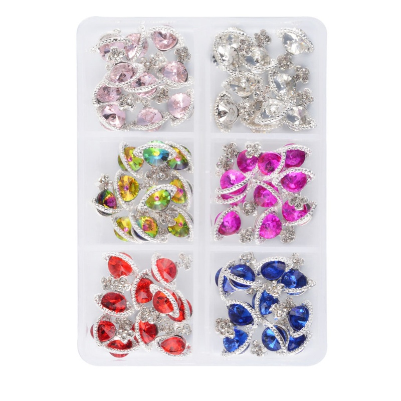 Miếng Dán Trang Trí Móng Tay Hình Hành Tinh Đính Đá Acrylic DIY