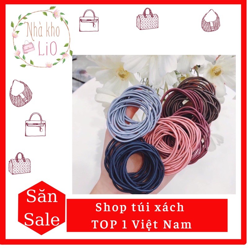 Dây cột tóc nhiều màu