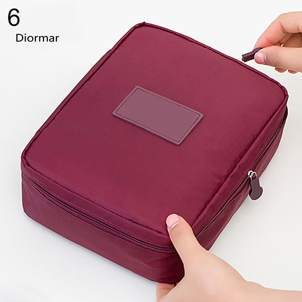 Túi đựng đồ trang điểm sắp xếp gọn gàng đa năng tiện dụng cho du lịch