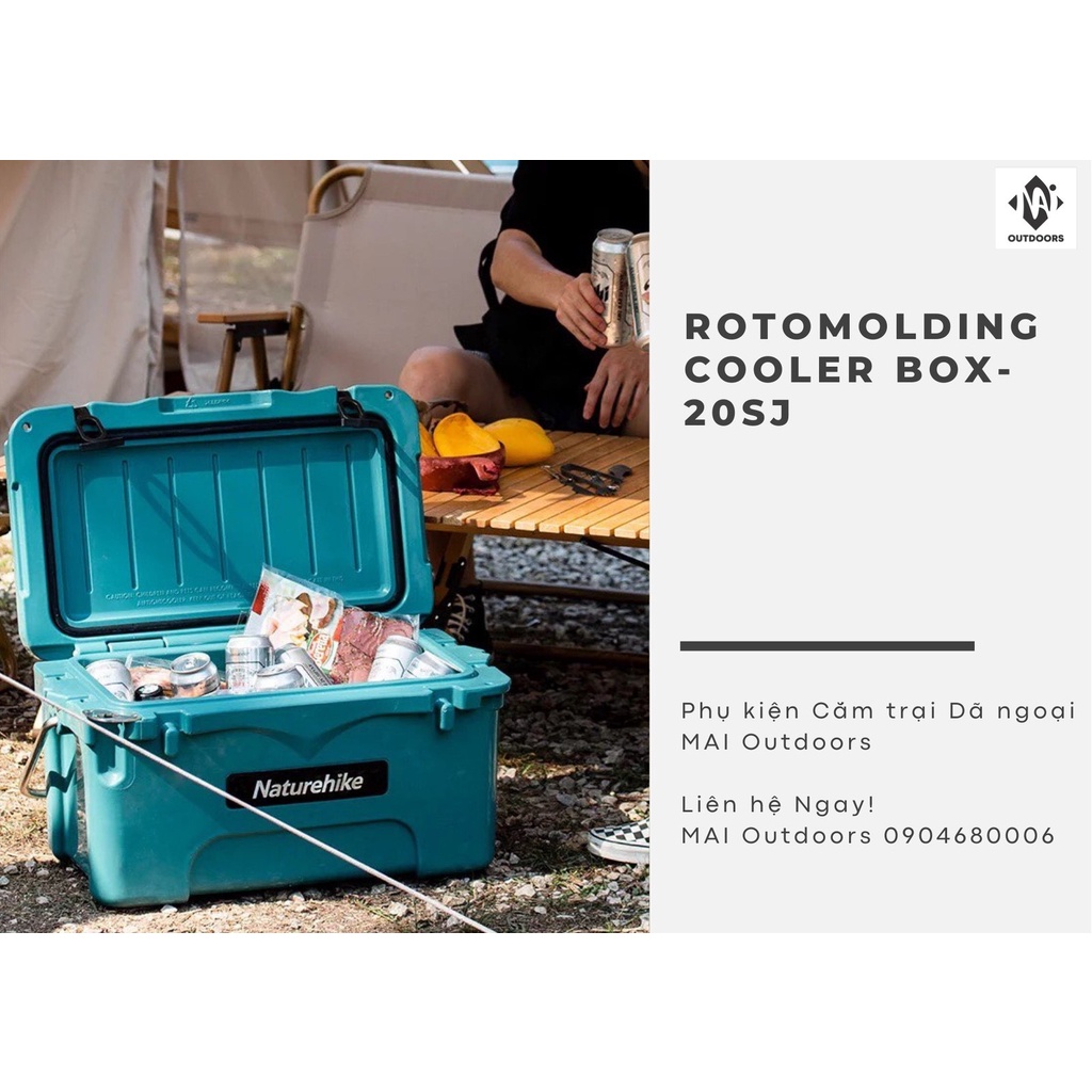 Thùng giữ nhiệt Glamping NatureHike NH20SJ024 thời gian giữ nhiệt tới 80h