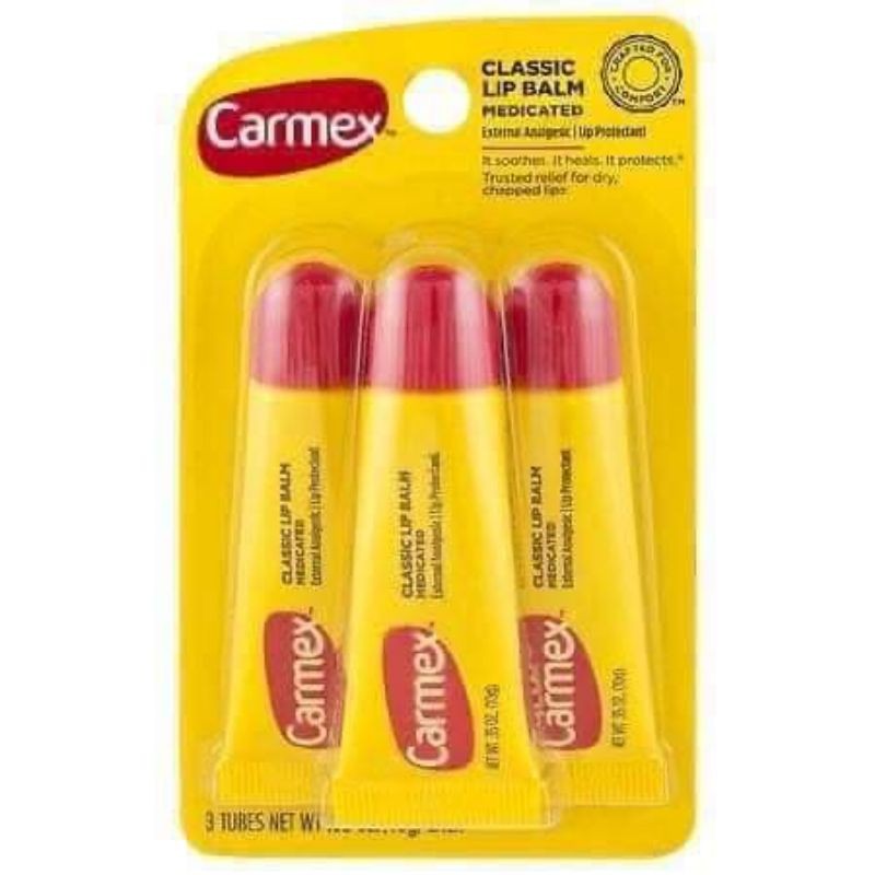 Son dưỡng môi Carmex số 1 tại Mỹ, dưỡng ẩm, làm mềm môi