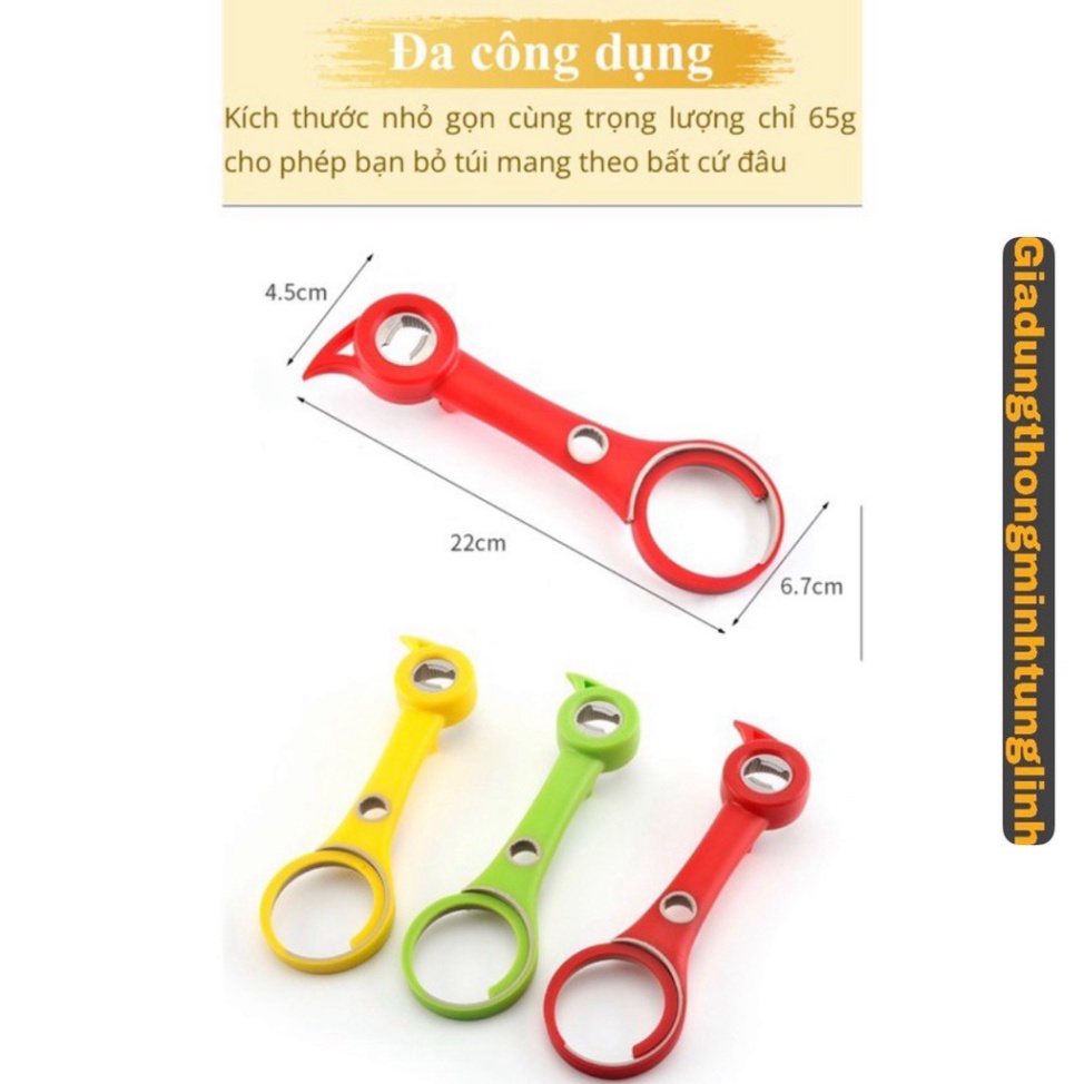 Dụng Cụ Mở Nắp Đa Năng –giúp bạn mở tất cả mọi loại nút chại, nắp lon, nắp hộp trên đời không tốn sức