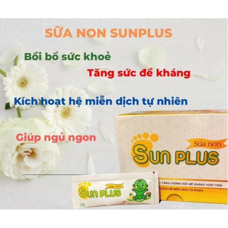 Combo Men Sữa Sunplus - Men Hữu Cơ Sunplus + Sữa Non Sunplus