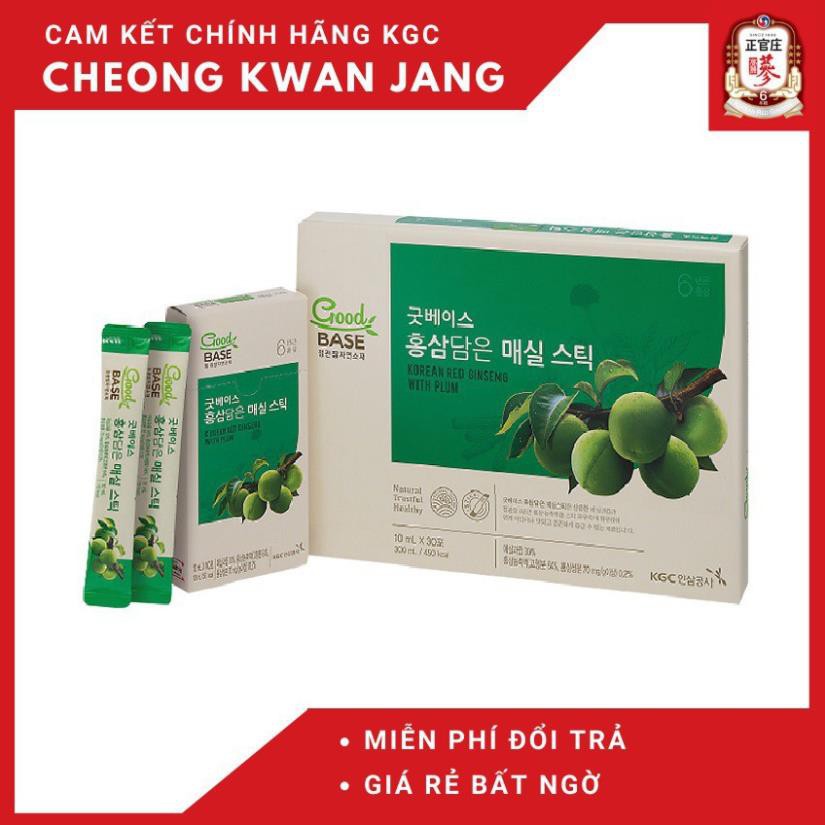 Hồng Sâm Goodbase Mơ KGC Hộp 30 gói x 10ml Cheong Kwan Jang