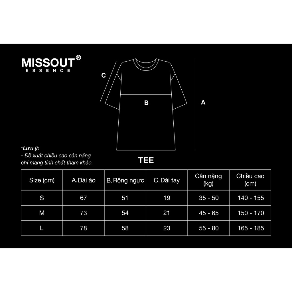 ÁO THUN MISSOUT BONE TEE | WebRaoVat - webraovat.net.vn