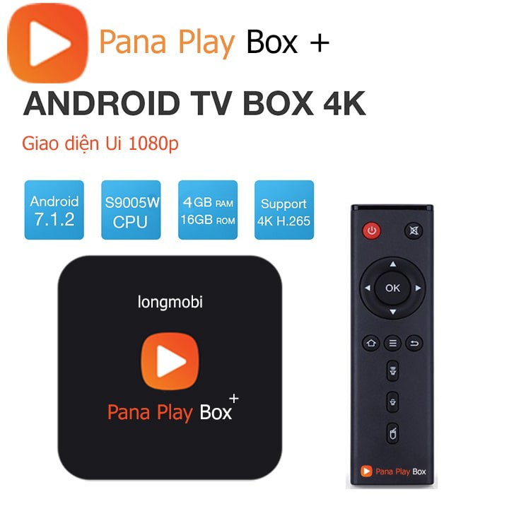 BOX PANA PLAY BOX+ ( RAM 4GB/16GB THƯ GIÃN HIỆU QUẢ, CHƠI GAME TỐI ĐA )