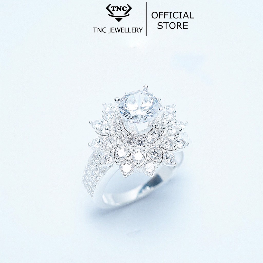 Nhẫn Nữ Bạc Ta 995 The Sun Sang Trọng Dành Cho Nữ