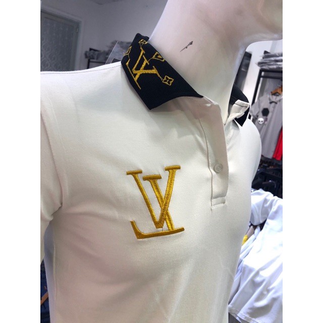 Áo thun nam cổ trụ_áo thun nam cổ bẻ thêu logo ( Chất cotton 100% thoáng mát) | BigBuy360 - bigbuy360.vn