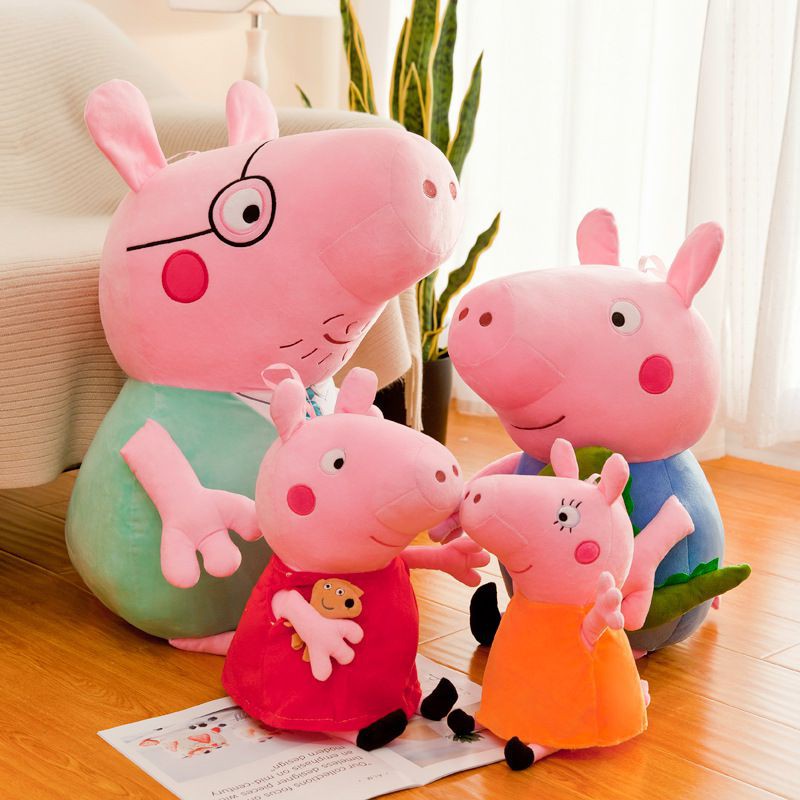 đồ chơi nhồi bông Hình Gia Đình Heo Peppa 20-110cm