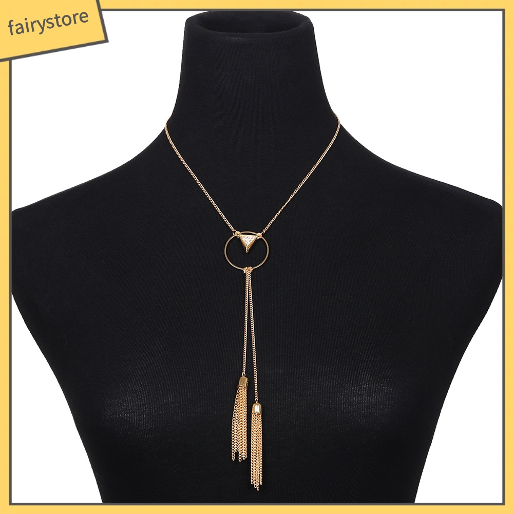 Dây chuyền tua rua dáng dài sang trọng