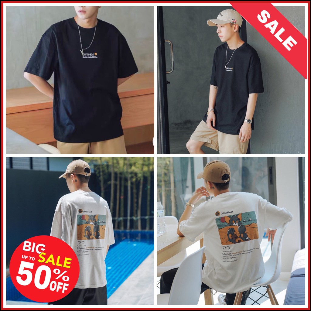 Áo Thun Nam Nữ UNISEX Tay Ngắn Cổ Tròn In Hình Hoạt Hình 2020 | BigBuy360 - bigbuy360.vn