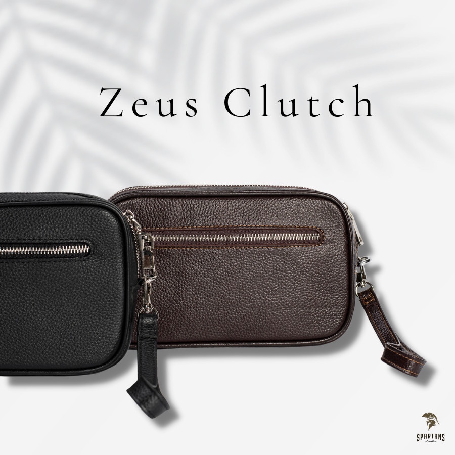 Clutch cầm tay nam da bò thật CL01  ⚡FREESHIP⚡- 100% da bò thật, BH 3 năm