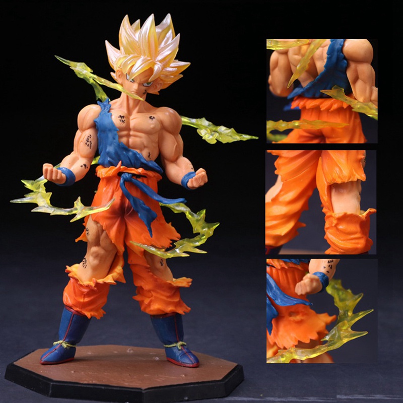 Mô hình nhân vật Super Saiyan Son Gokou trong Dragon Ball Z 17cm độc đáo