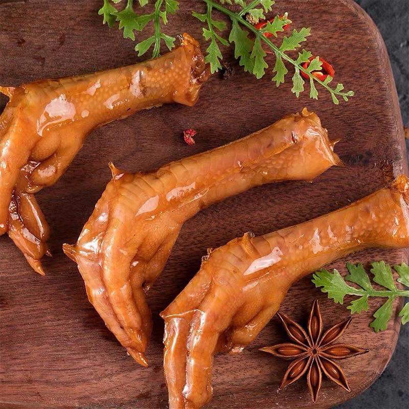 Chân gà muối cay xì dầu vàng đỏ Tứ Xuyên 32gram | BigBuy360 - bigbuy360.vn
