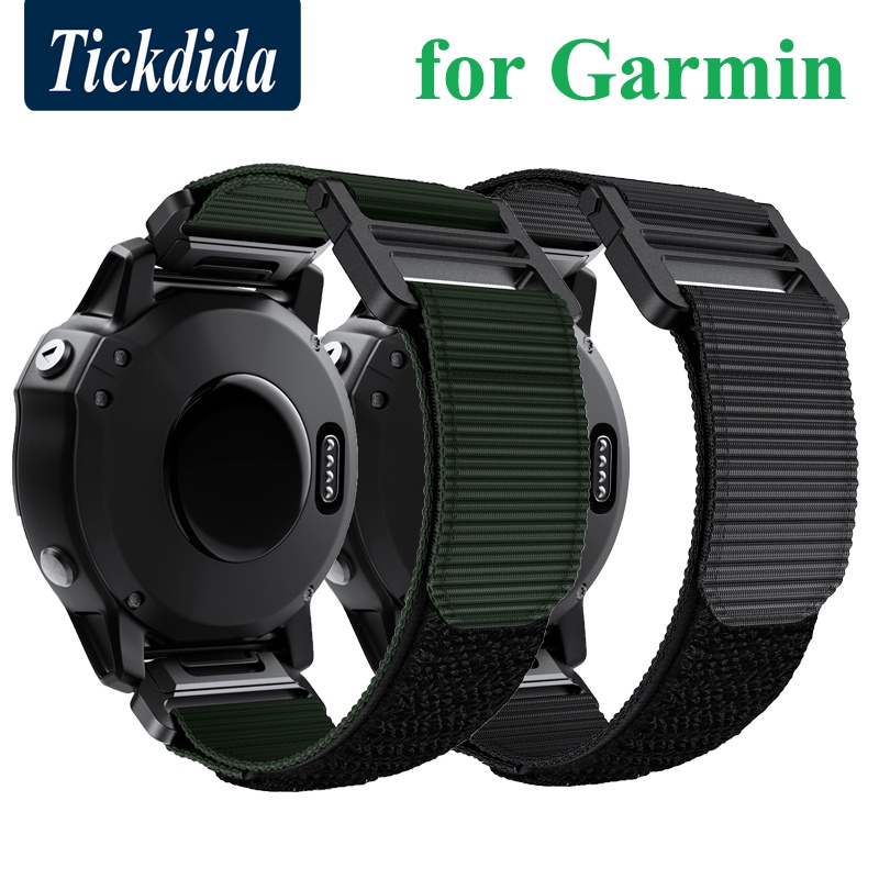 Dây Đeo Bằng Nylon Cho Đồng Hồ Garmin Tactix 7 Pro 26mm / Fenix 7X Fenix 6X 3