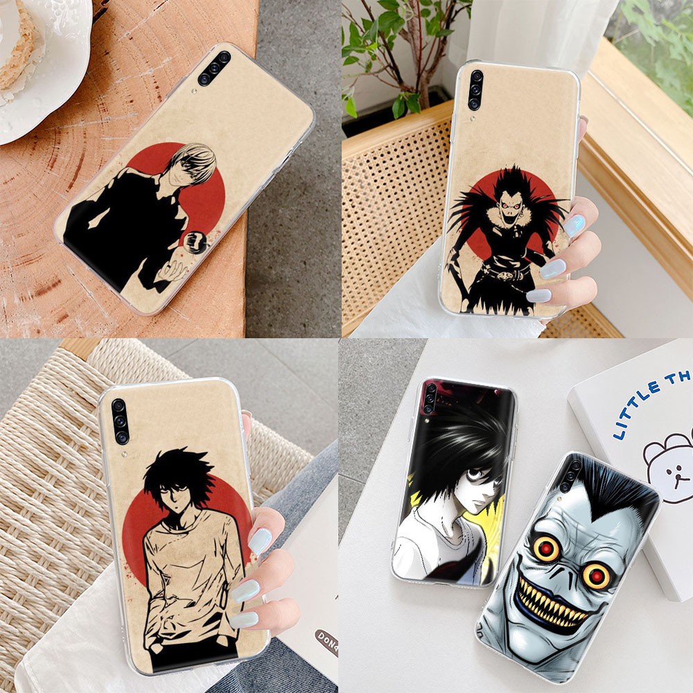 Ốp Điện Thoại Dẻo Trong Suốt Họa Tiết Hoạt Hình Death Note Cho Motorola Moto G4 G5 G5S G6 Play Plus Vm4