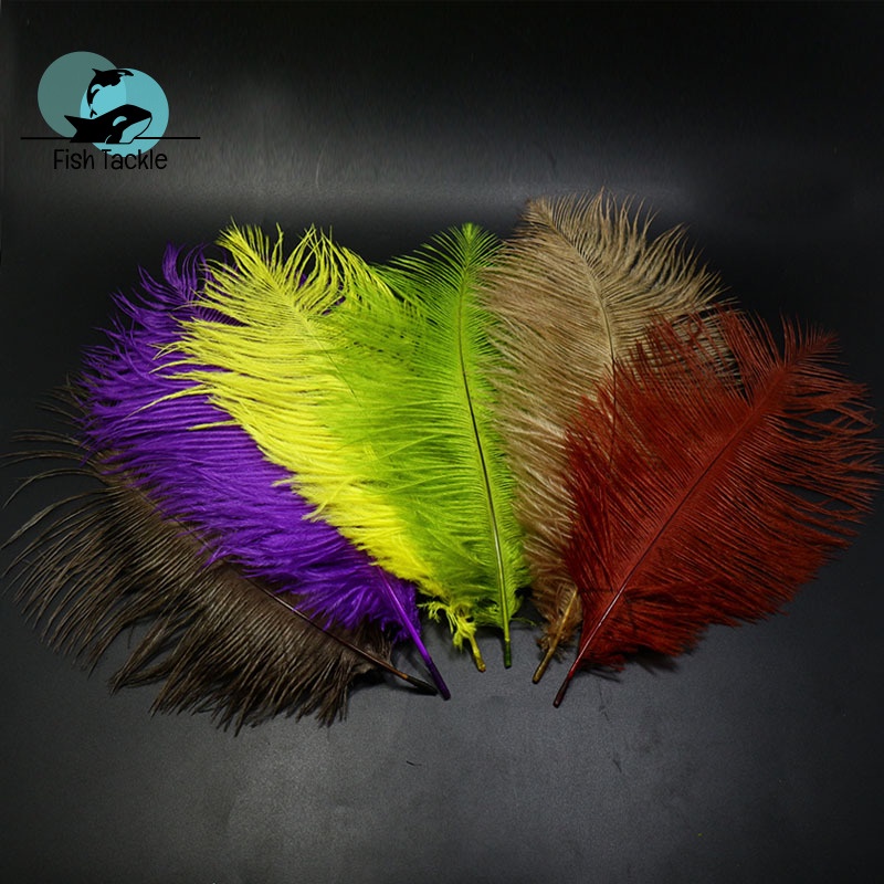 Dây Buộc Mồi Câu Cá Hình Lông Đà Đà Điểu 8&quot;